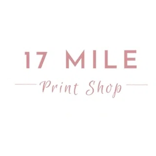 17 Mile Print Shop logo