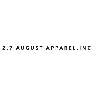 2.7 August Apparel logo