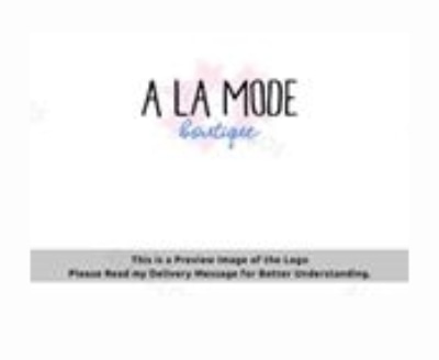 Shop A La Mode Boutique & Co. logo