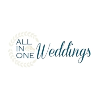Shop All In One Weddings coupon codes logo