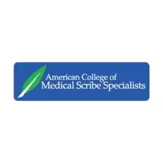 Shop American College of Medical Scribe Specialists discount codes logo