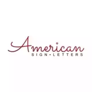 American Sign Letters coupon codes
