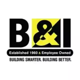 Shop B & I Contractors coupon codes logo