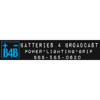 Batteries 4 Broadcast logo