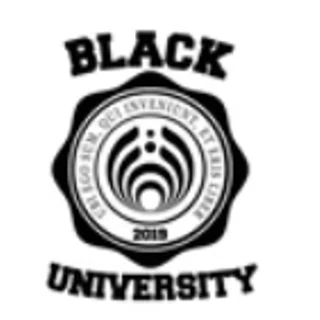 The Black University logo