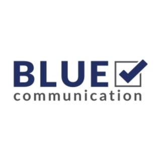 Shop Blue Check Communication logo