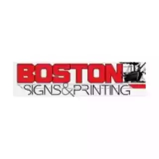 Shop Boston Signs & Printing discount codes logo