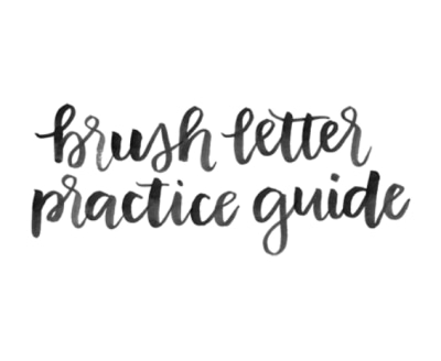 Shop Brush Letter Practice Guide logo