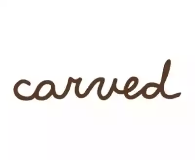 Carved logo