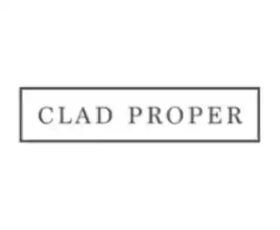 Clad Proper coupon codes