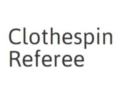 Shop Clothespin Referee logo