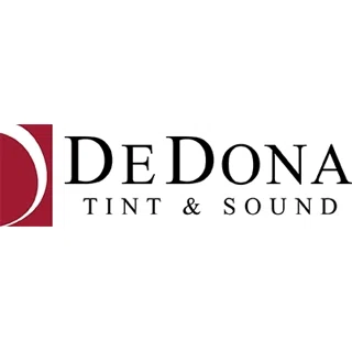 DeDona Tint & Sound logo