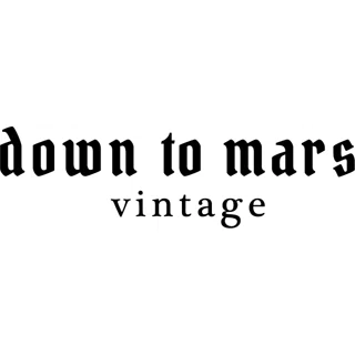 Down to Mars vintage logo
