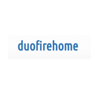 Shop duo fire home logo