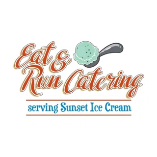 Shop Eat and Run Catering serving Sunset Ice Cream logo