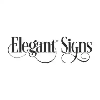 Shop Elegant Signs promo codes logo