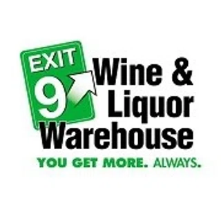 Exit 9 Wine & Liquor Warehouse logo