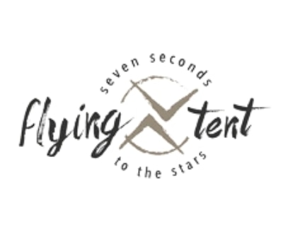 Shop flying tent logo