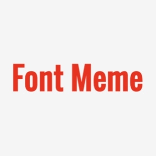 Shop Font Meme logo
