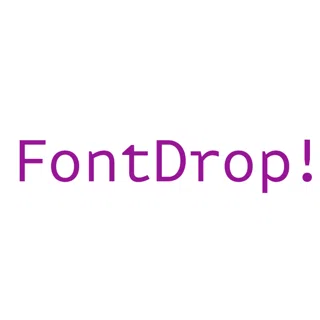FontDrop logo