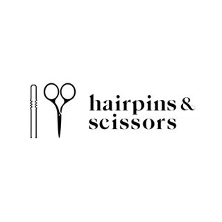 Hairpins & Scissors logo