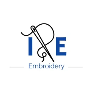 I & E Embroidery logo
