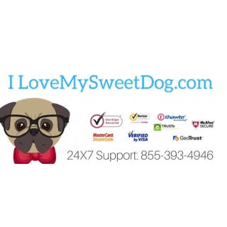 I Love My Sweet Dog logo