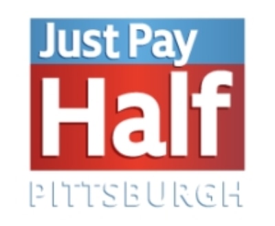 Shop Just Pay Half Pittsburgh logo