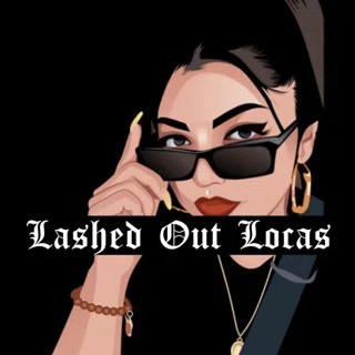 Lashed Out Locas logo
