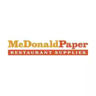 McDonaldPaper Restaurant Supplies promo codes