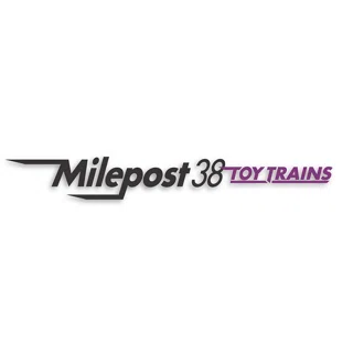 Milepost 38 Toy Trains logo