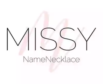 Shop Missy Name Necklace coupon codes logo
