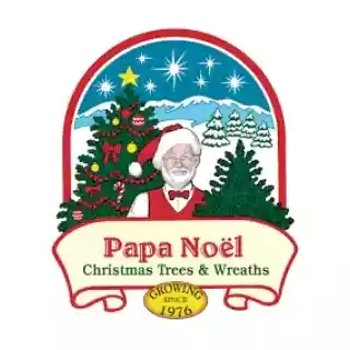 Papa Noel Christmas Trees logo