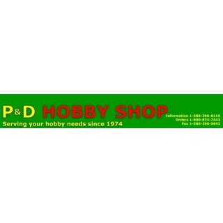 P&D Hobby Shop logo