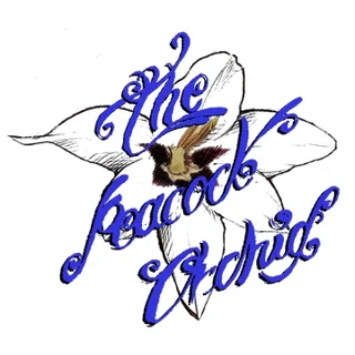 The Peacock Orchid logo