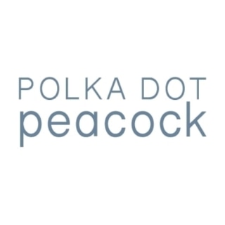 Shop Polka Dot peacock logo