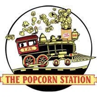 The Popcorn Station logo