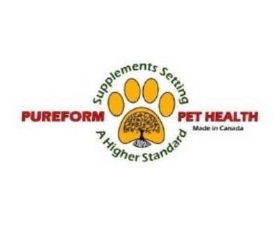 Shop PureForm Pet Health logo