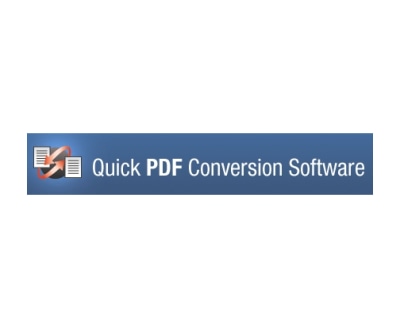 Shop Quick PDF to Word Conversion Software logo