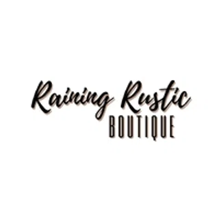 RAINING RUSTIC BOUTIQUE logo