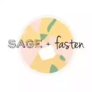 SAGE + fasten logo