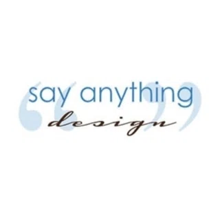 Shop Say Anything Design logo