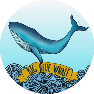 Big Blue Whale + On The Park logo
