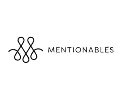 Mentionables coupon codes