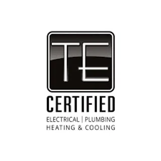 TE Certified Electrical, Plumbing, Heating & Cooling logo