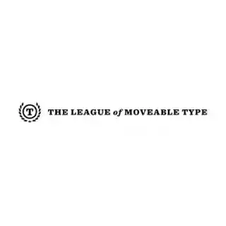 Shop The League of Moveable Type promo codes logo