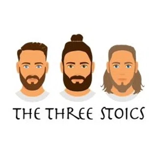The Three Stoics logo