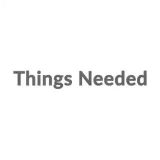 Things Needed coupon codes