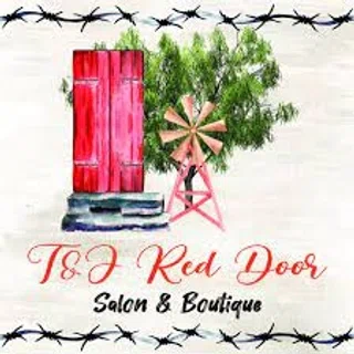 T&J Red Door Salon & Boutique logo