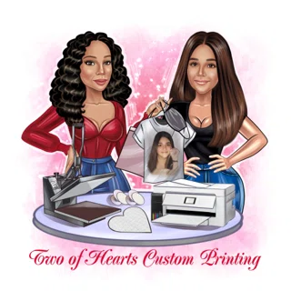 Two Of Hearts Custom Printing logo
